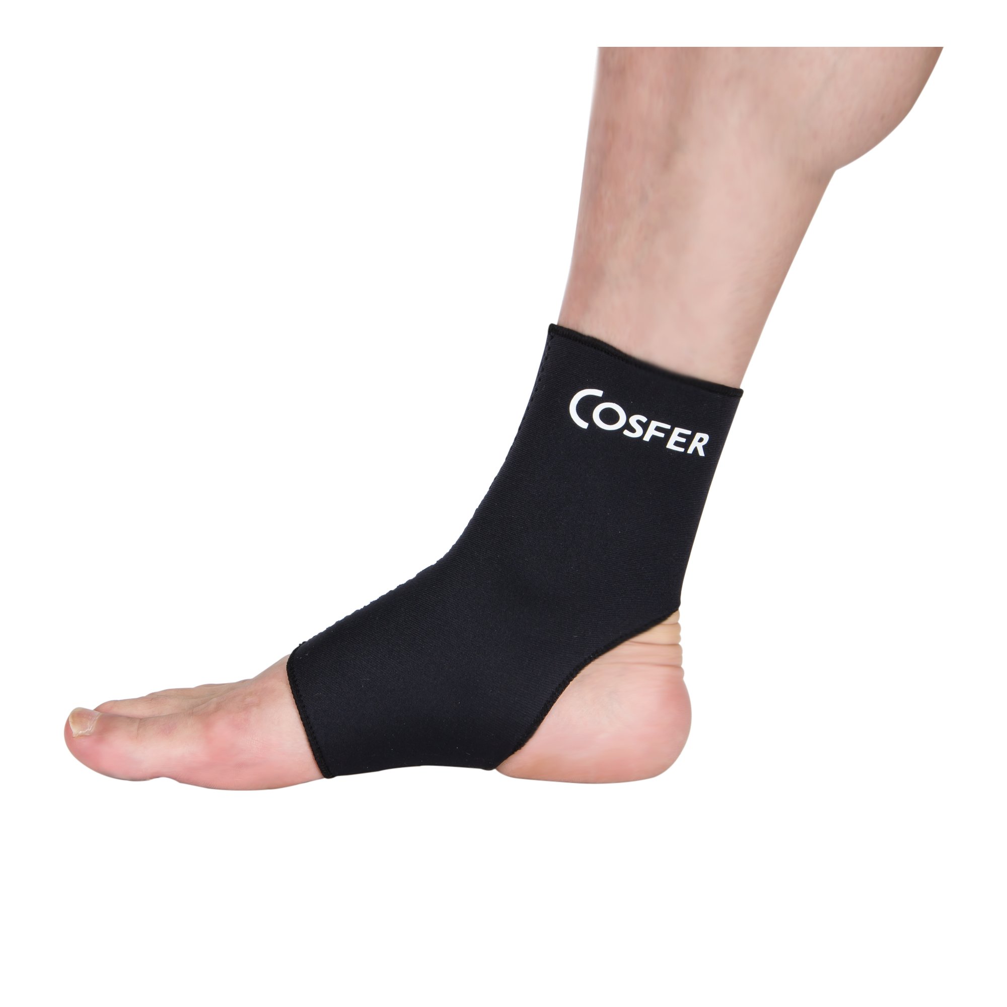 Cosfer CSF9855-XLXXL Neoprene Long Ankle Support (XL-XXL)